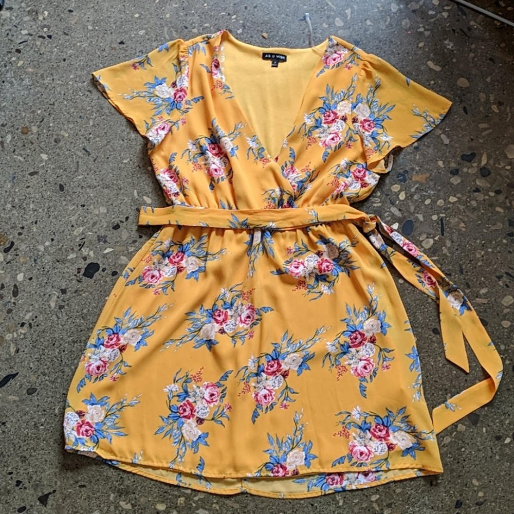 Marigold flower dress